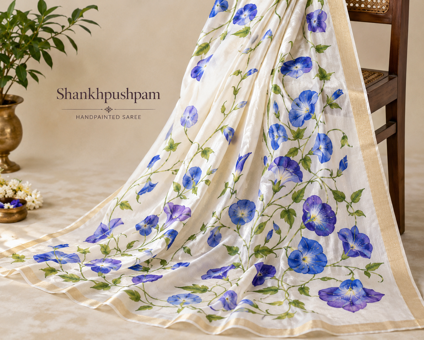 Hand-painted Saree